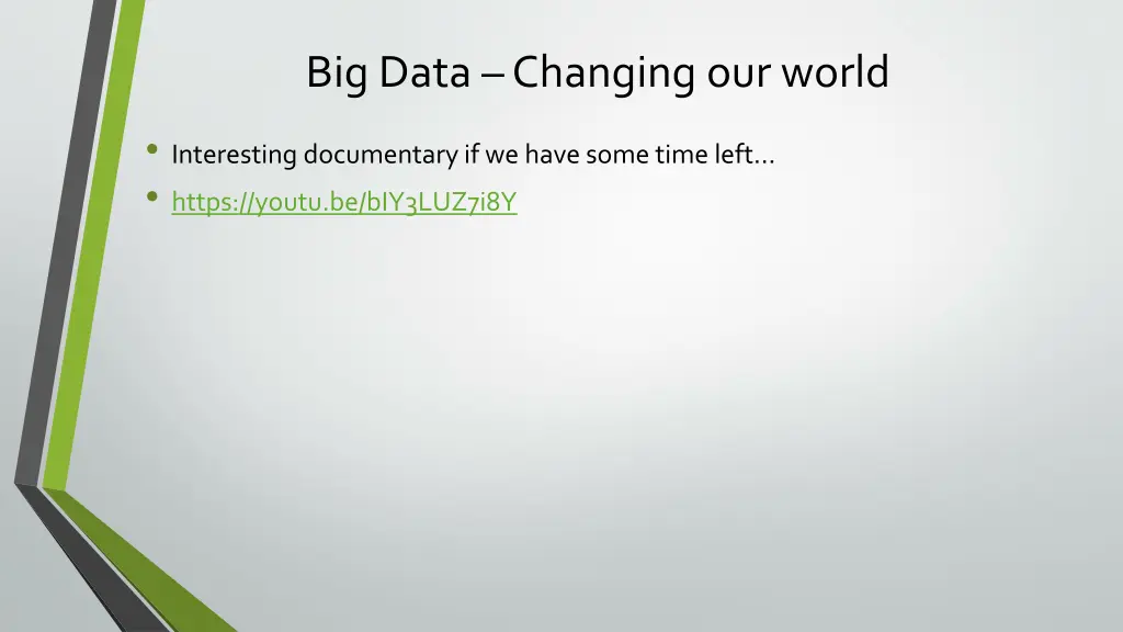 big data changing our world