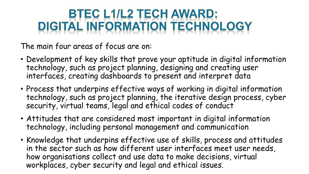 btec l1 l2 tech award digital information 1