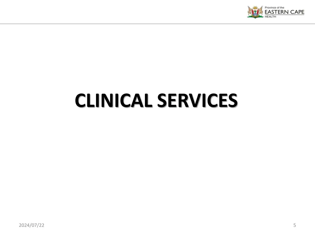 clinical services