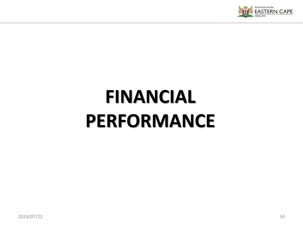 financial performance