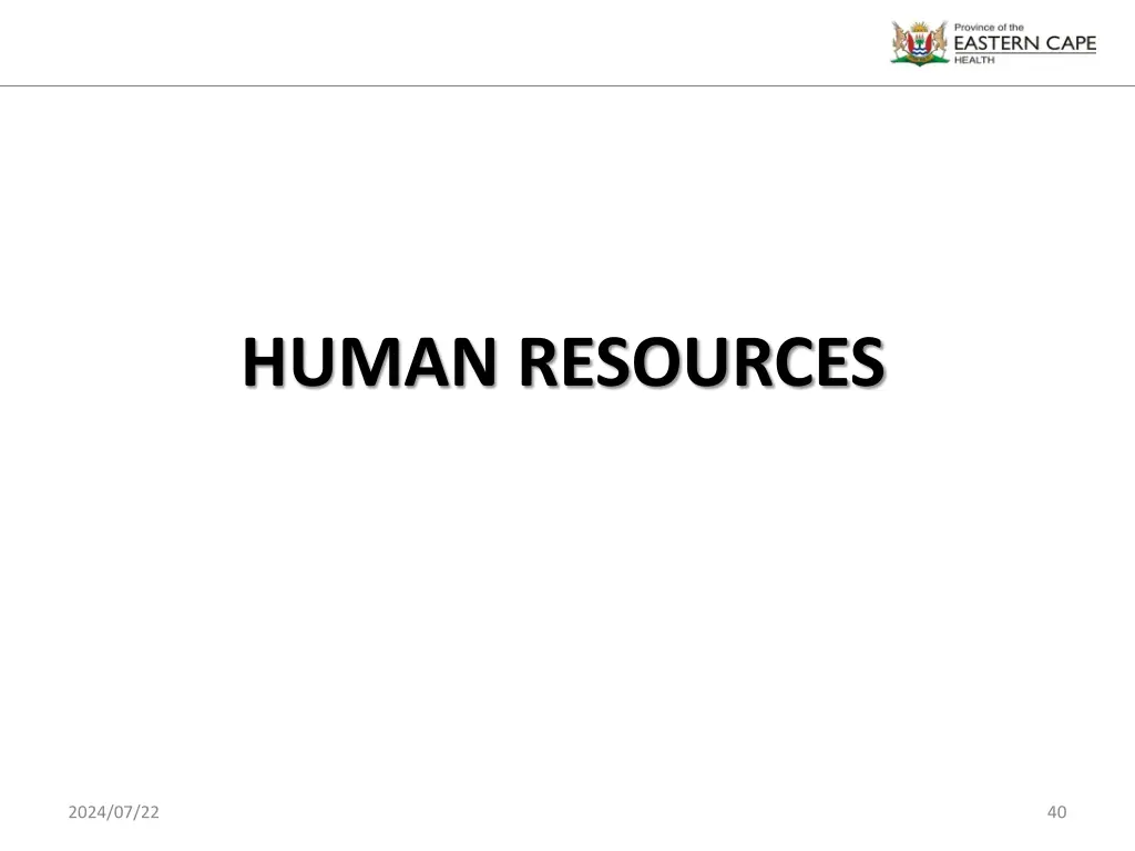 human resources