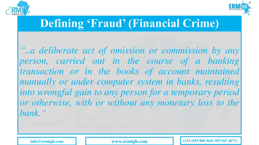 defining fraud financial crime