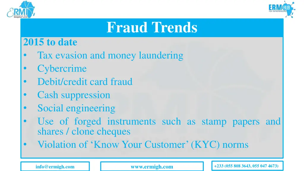 fraud trends 2