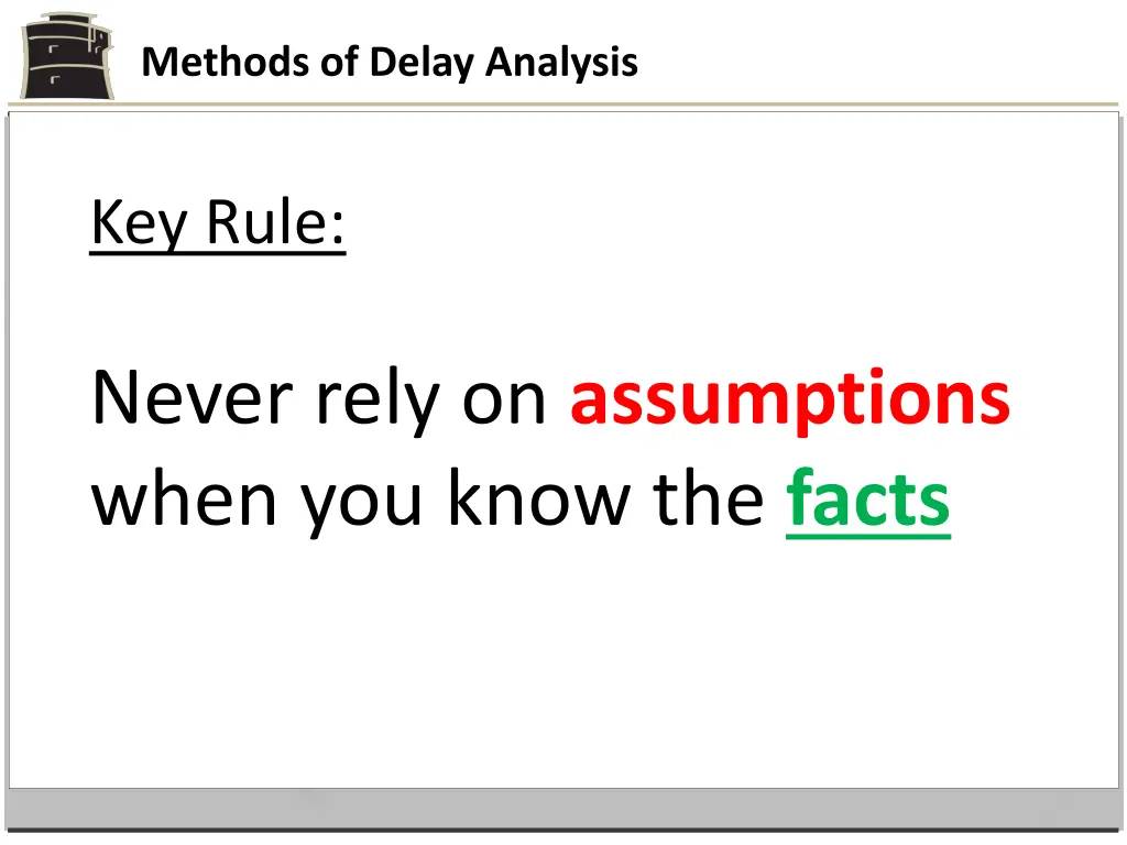 methods of delay analysis 3