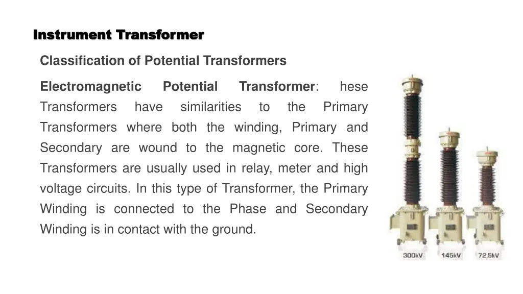 instrument transformer instrument transformer 7