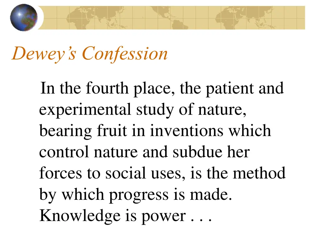 dewey s confession 3