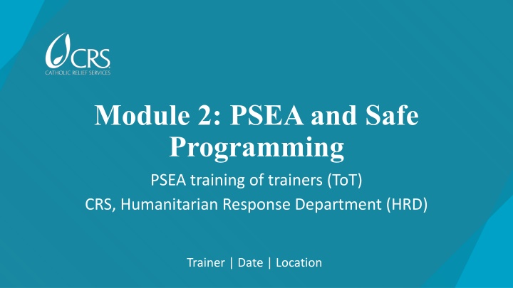 module 2 psea and safe programming