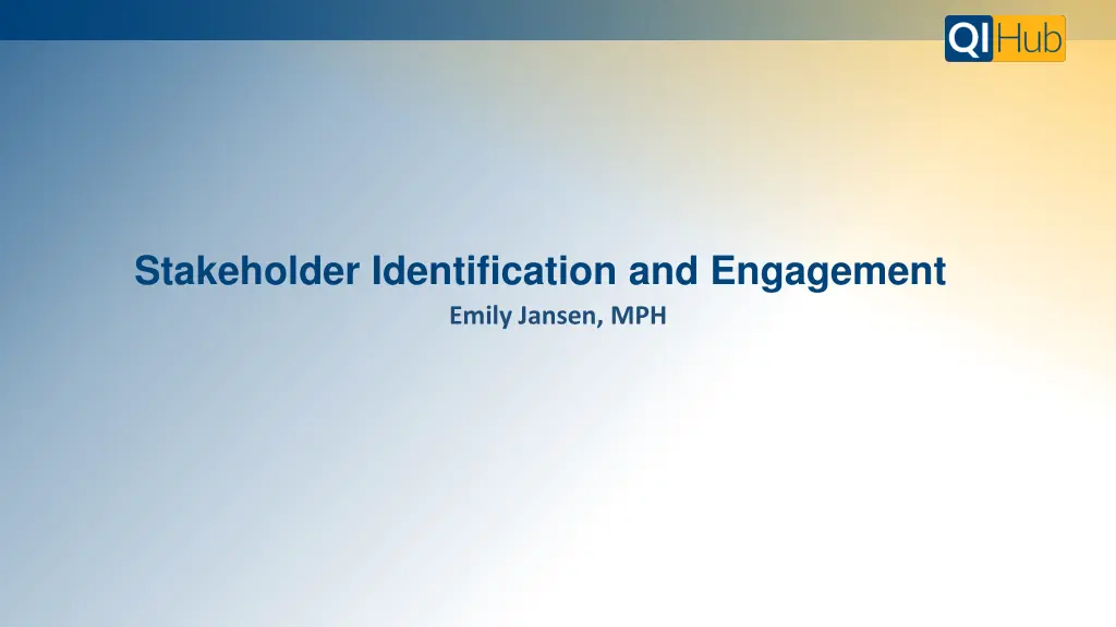 stakeholder identification and engagement emily