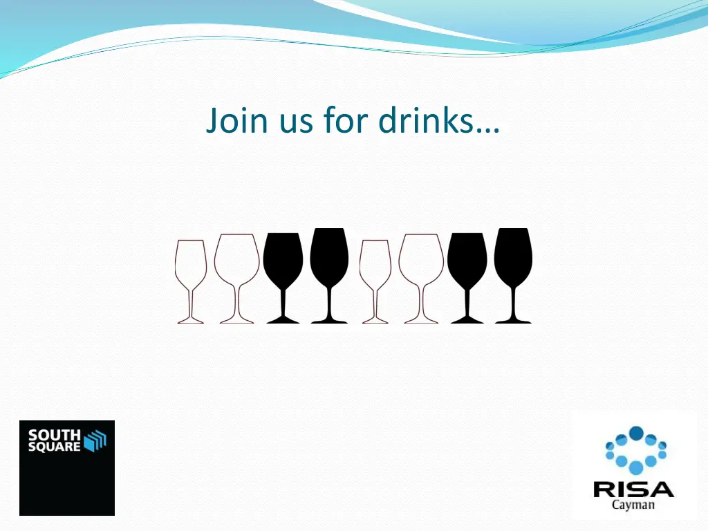 join us for drinks