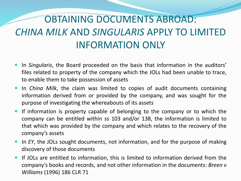 obtaining documents abroad china milk 1