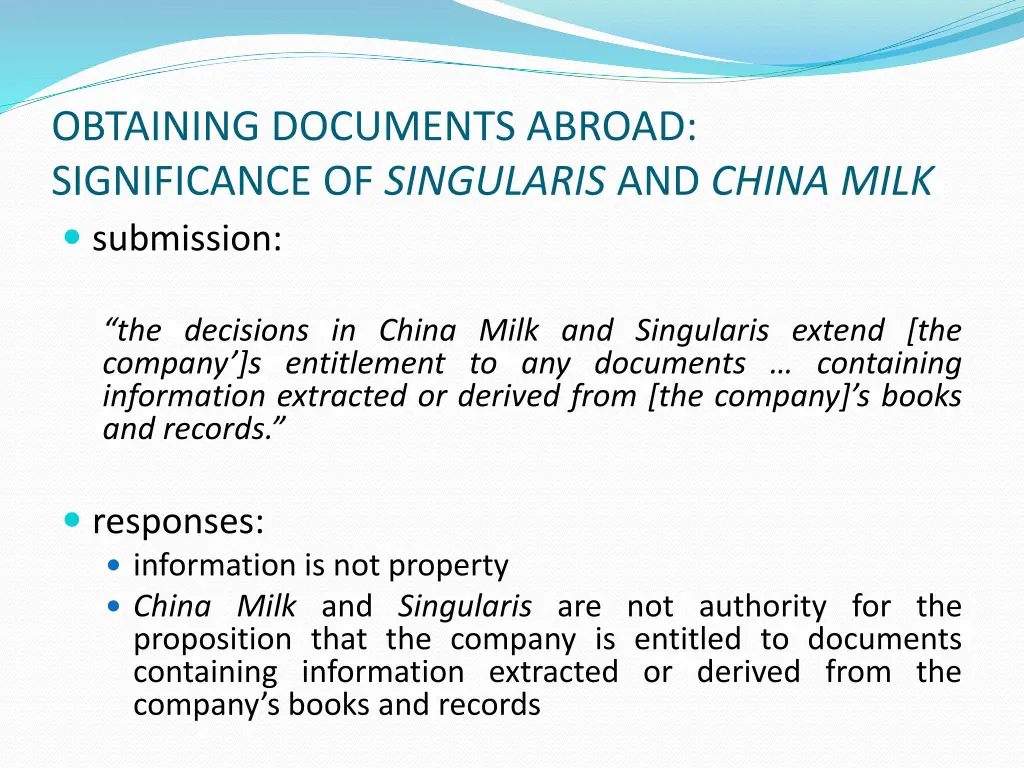 obtaining documents abroad significance