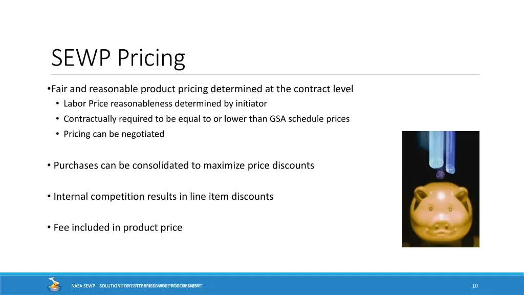 sewp pricing