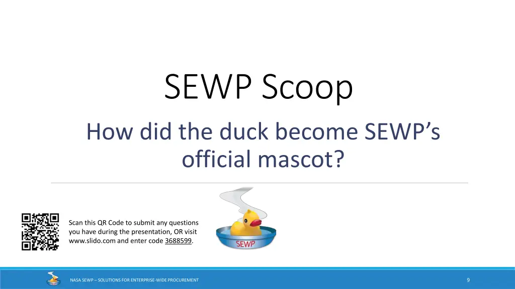 sewp scoop how did the duck become sewp