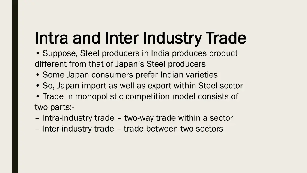 intra and inter industry trade intra and inter