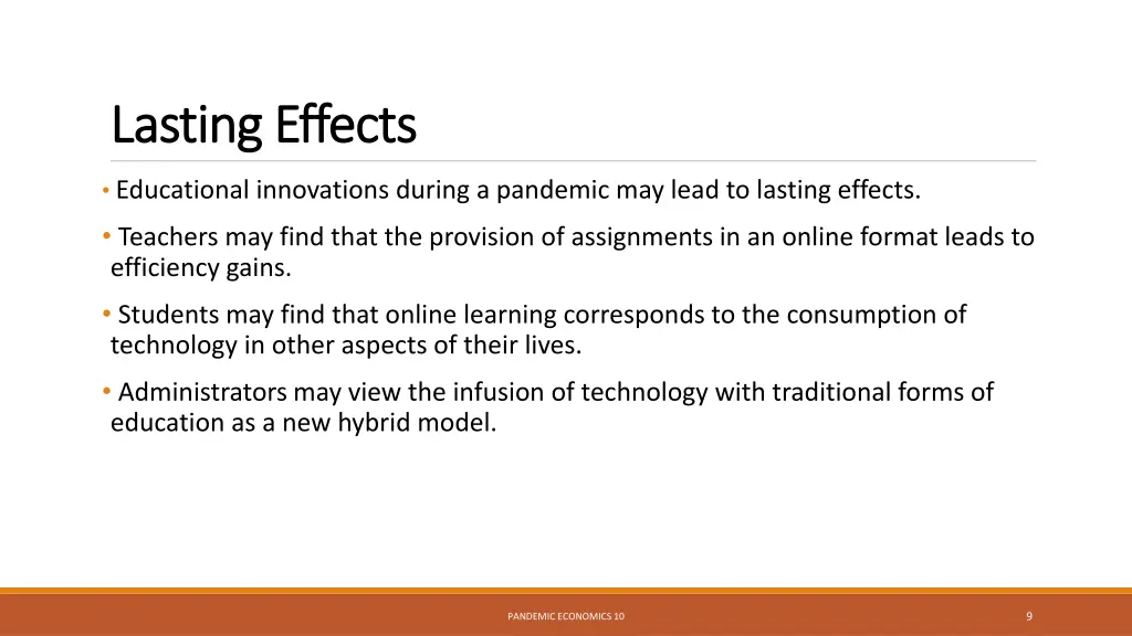 lasting effects lasting effects