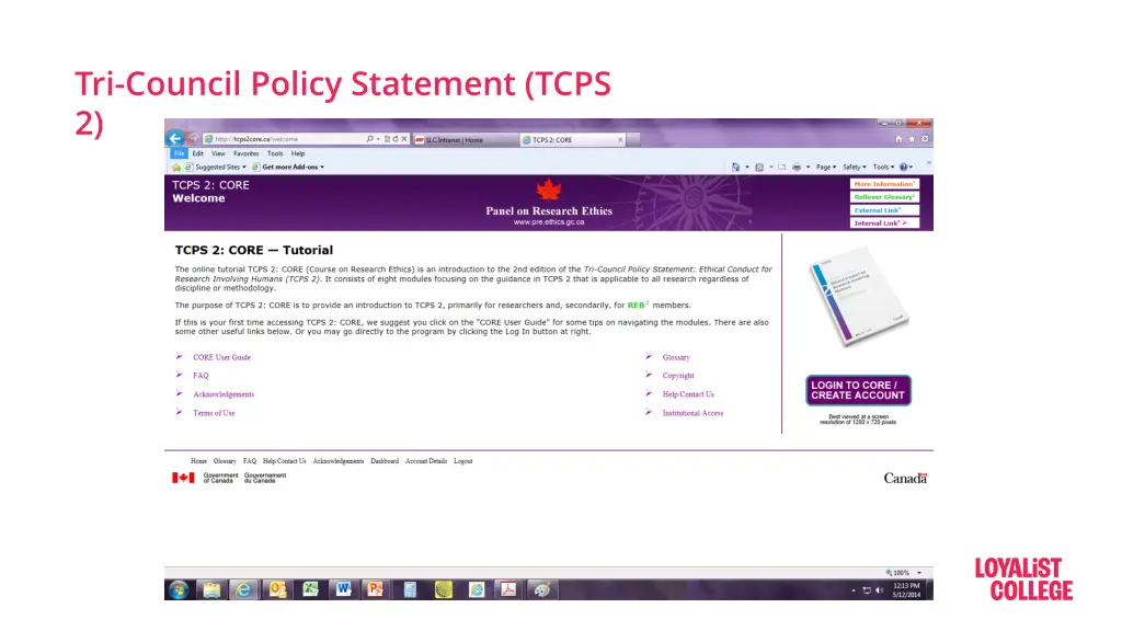 tri council policy statement tcps 2 1