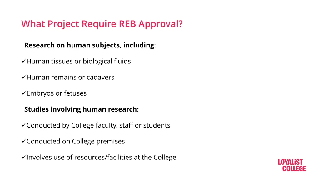 what project require reb approval