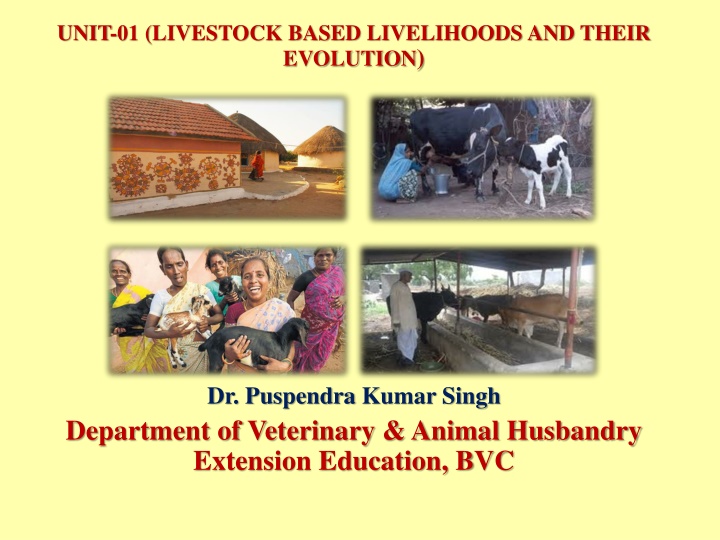 unit 01 livestock based livelihoods and their