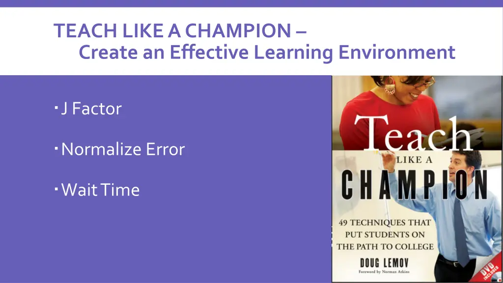 teach like a champion create an effective