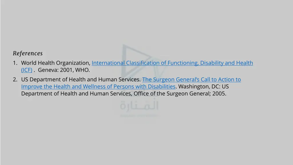 references 1 world health organization