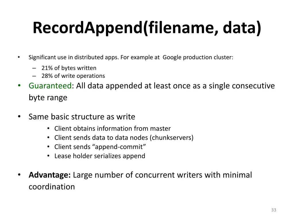 recordappend filename data