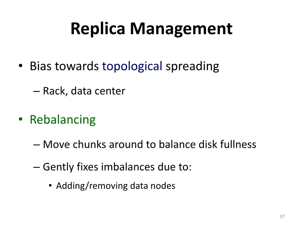 replica management