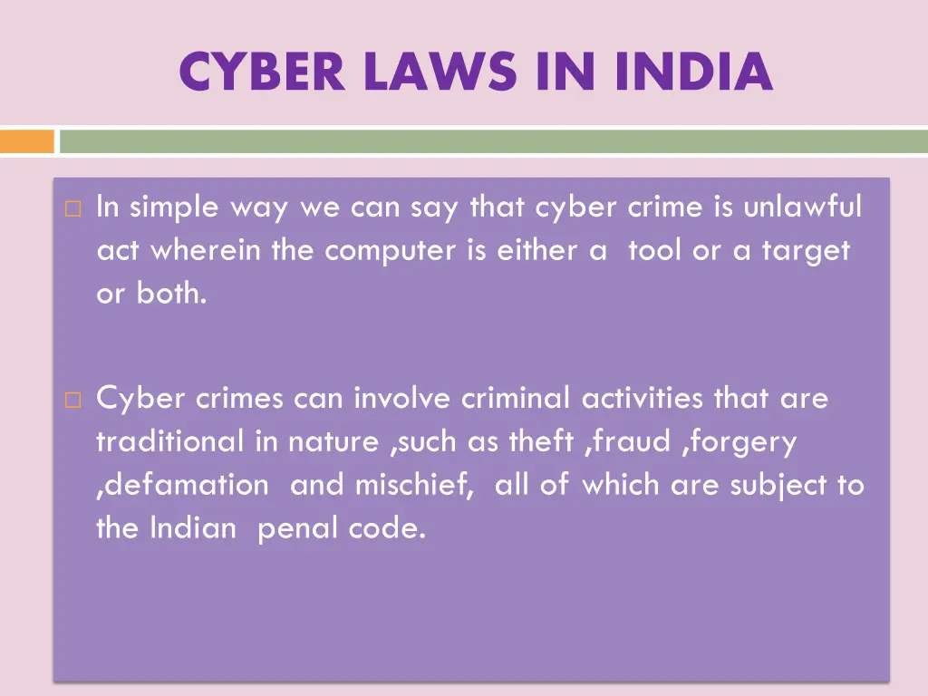 cyber laws in india