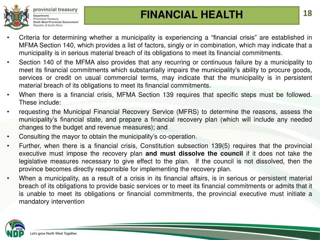 financial health