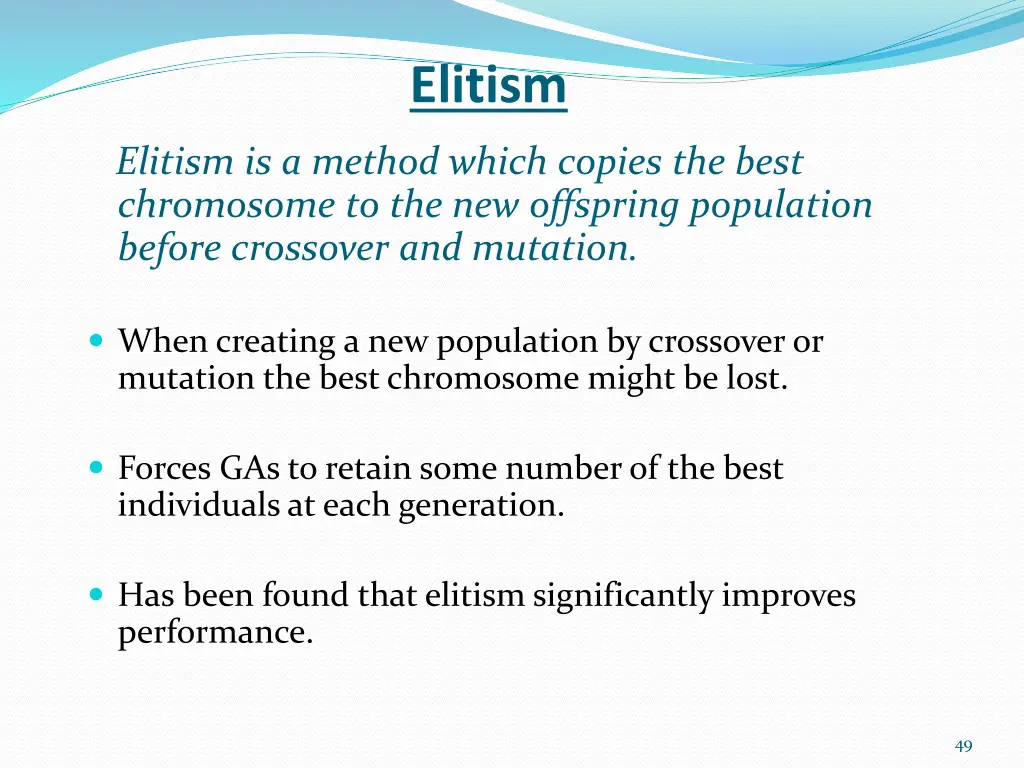 elitism