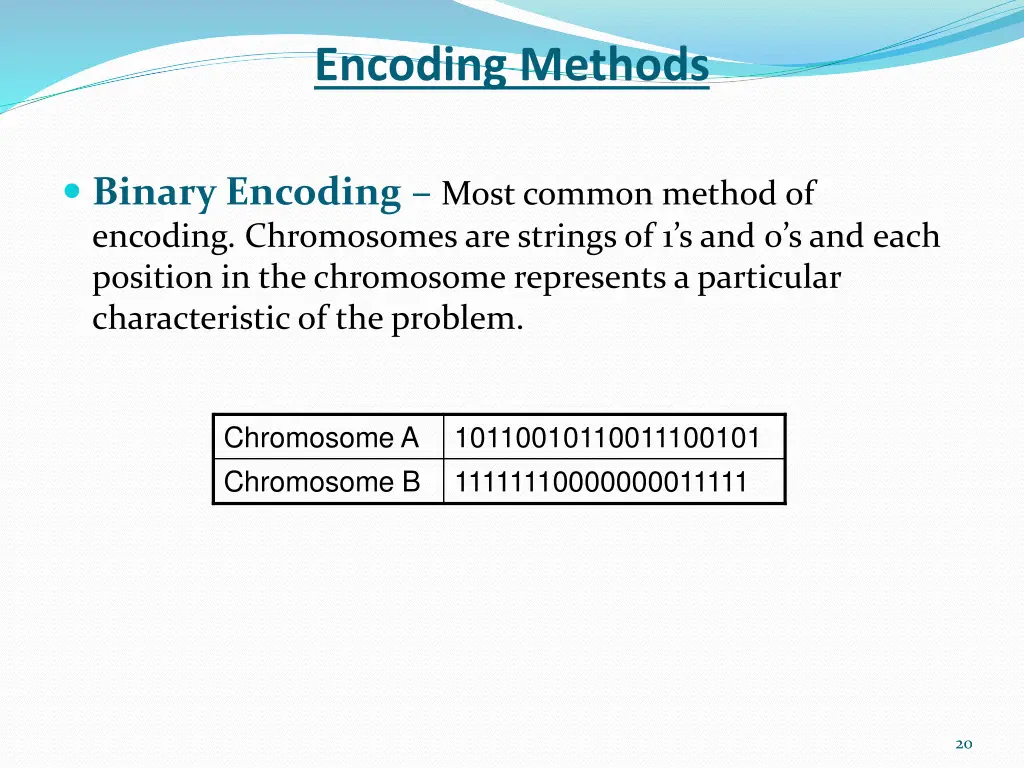 encoding methods