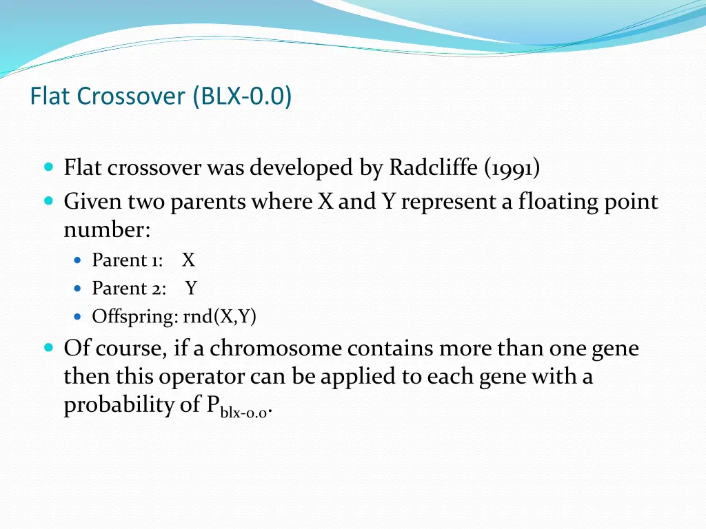 flat crossover blx 0 0