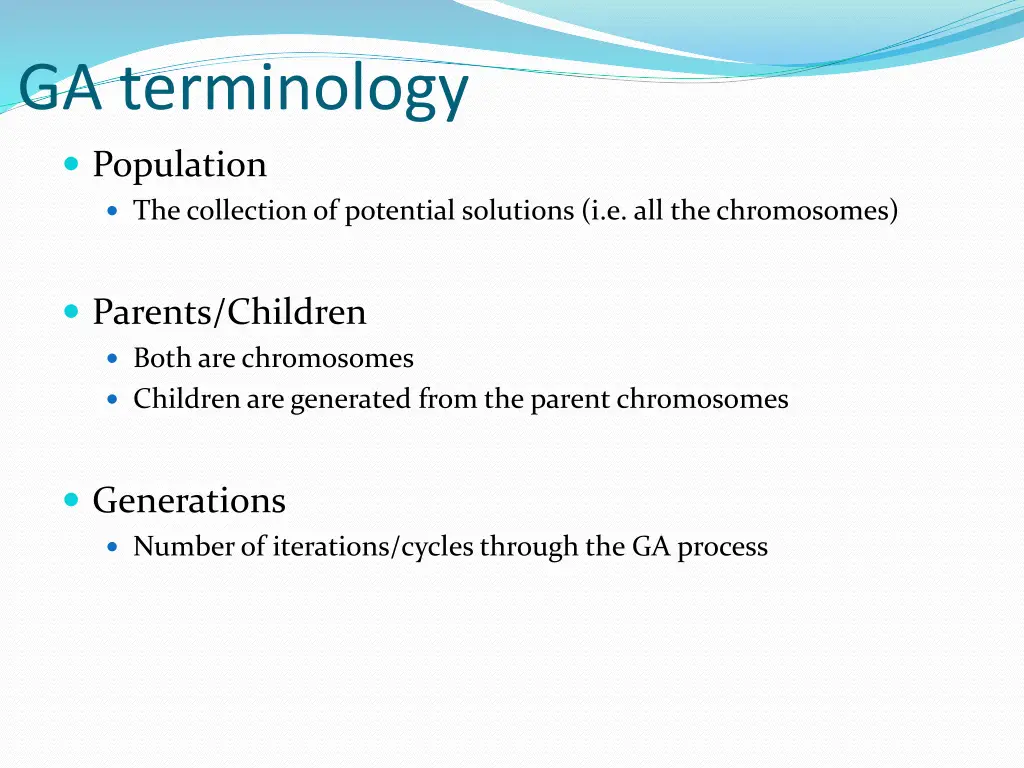 ga terminology