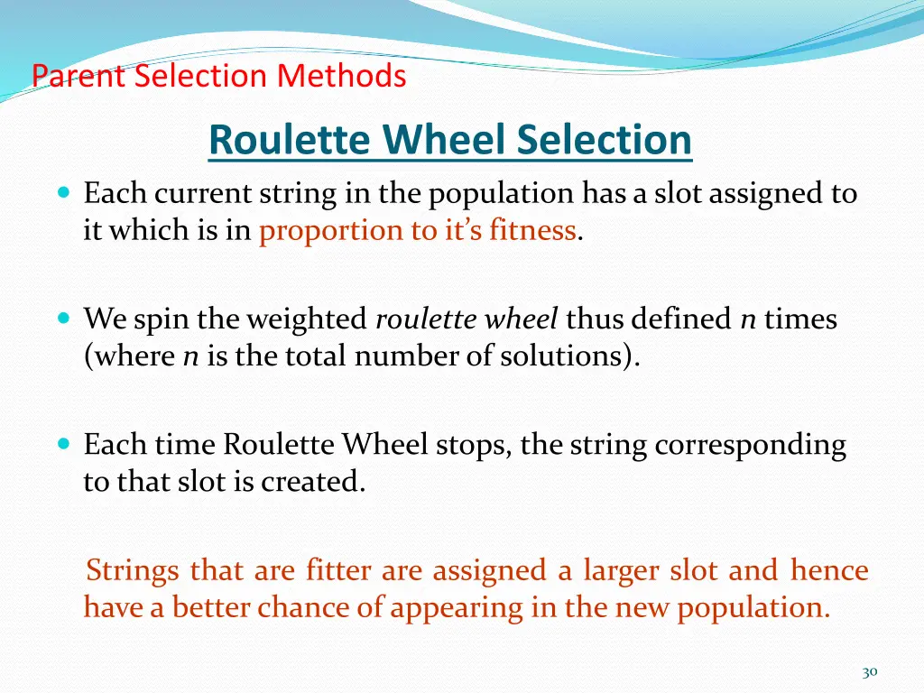 parent selection methods