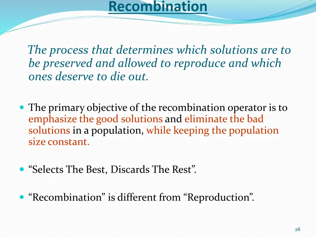 recombination