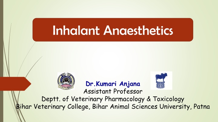 inhalant anaesthetics