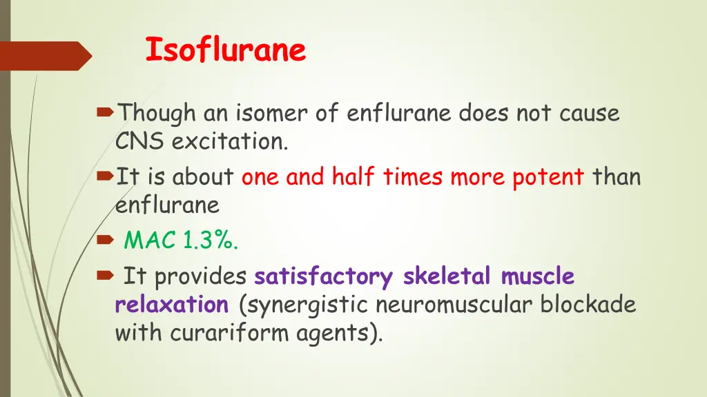 isoflurane