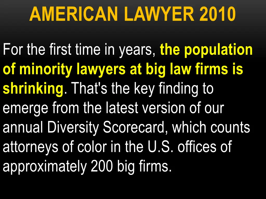 american lawyer 2010