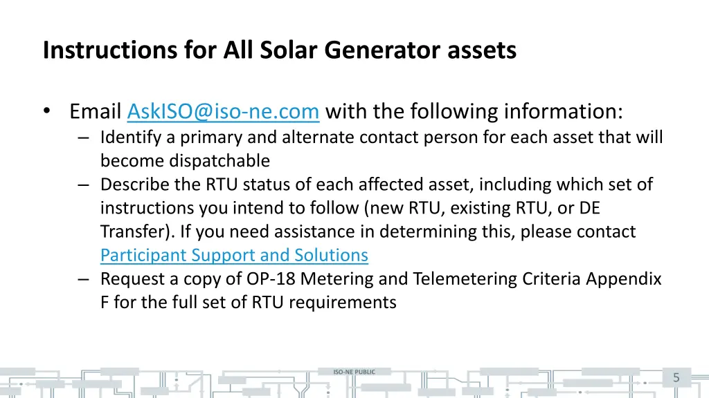 instructions for all solar generator assets