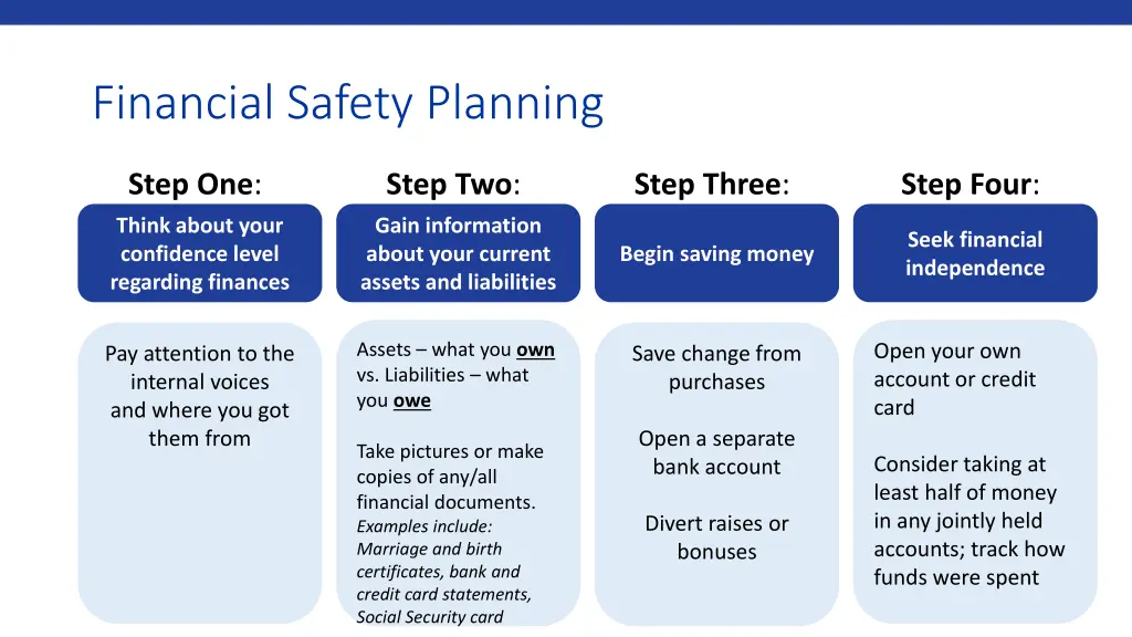 financial safety planning