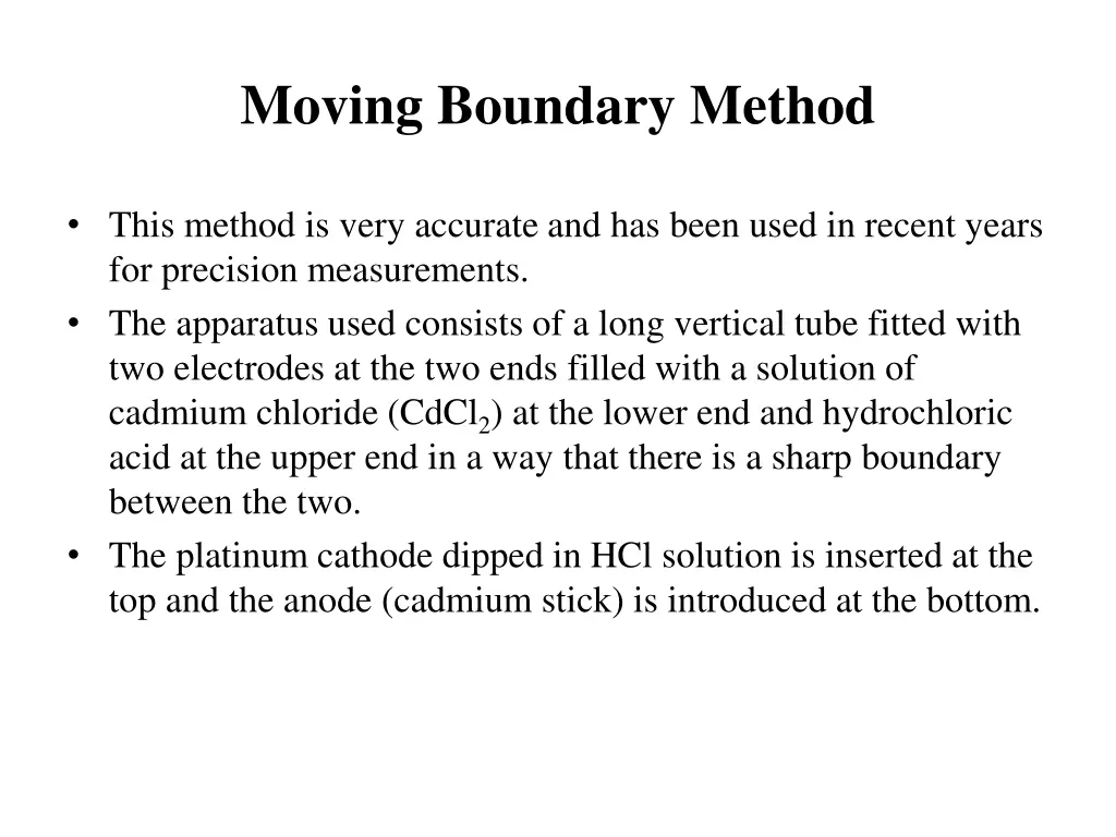 moving boundary method