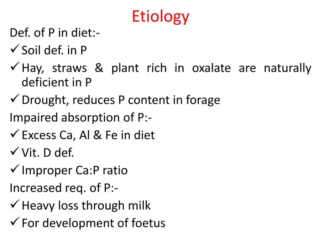 etiology