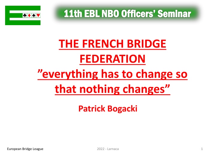 11th ebl nbo officers seminar