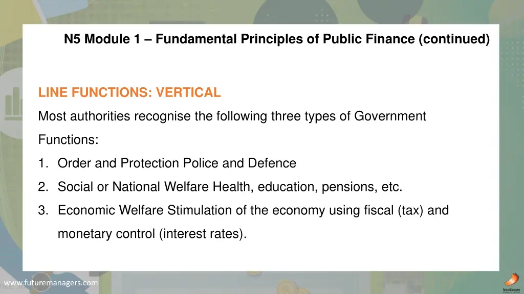 n5 module 1 fundamental principles of public 11