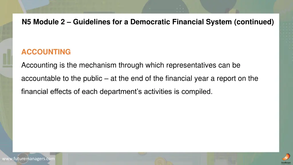 n5 module 2 guidelines for a democratic financial 5