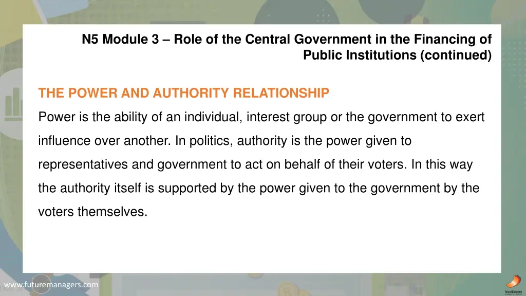 n5 module 3 role of the central government 4