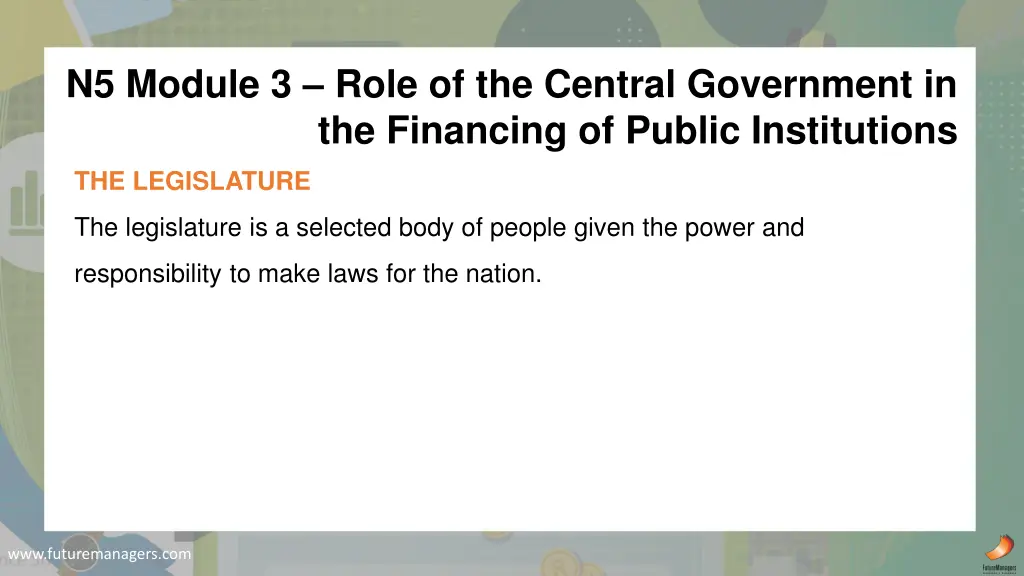 n5 module 3 role of the central government