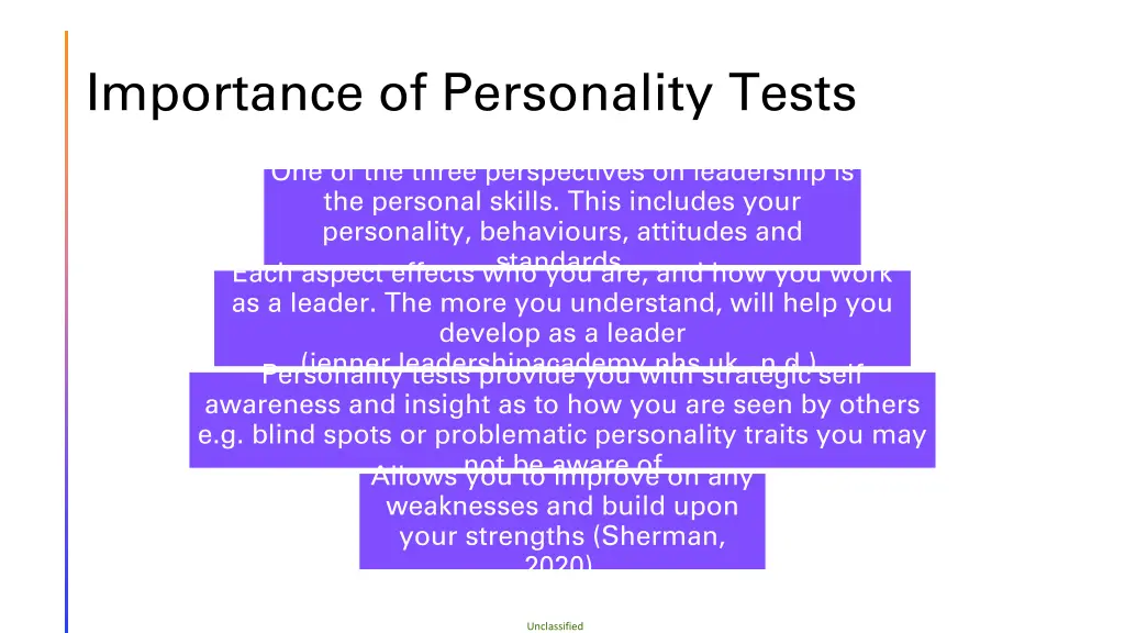 importance of personality tests