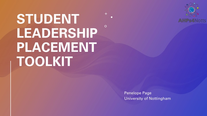 student leadership placement toolkit