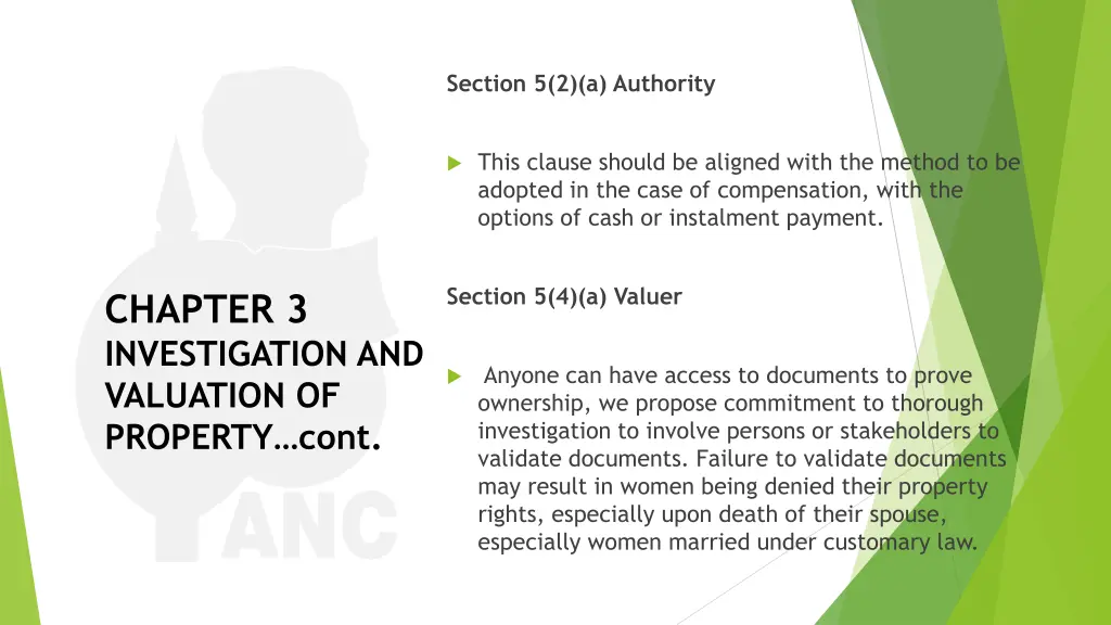 section 5 2 a authority