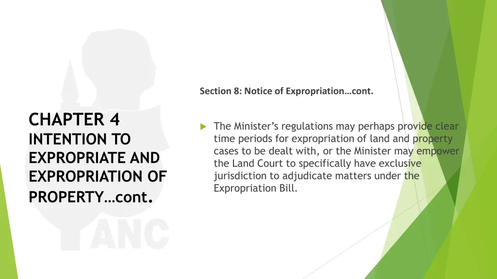 section 8 notice of expropriation cont